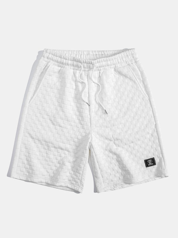 Checkerboard Jacquard Shorts