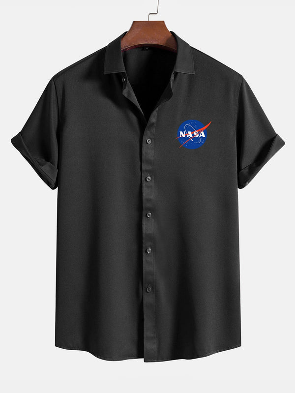 Space Pattern Logo Shirts