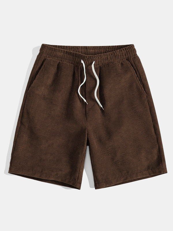 9" Drawstring Corduroy Shorts