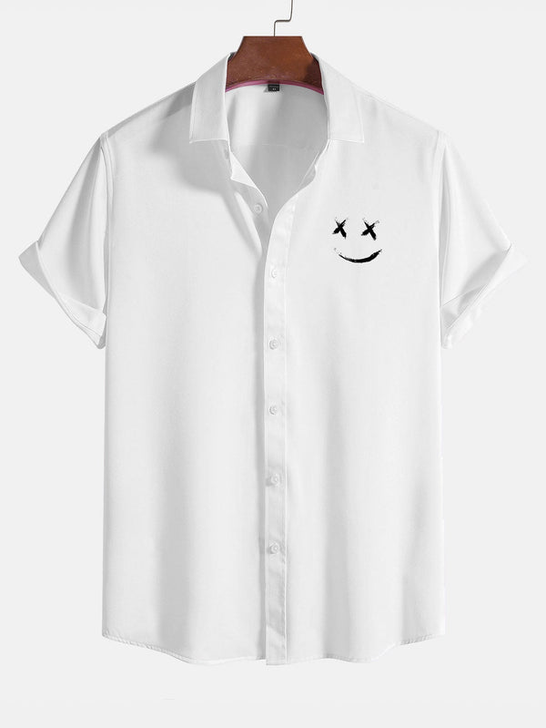 Smile Face Graphic Shirts