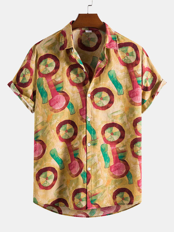 Abstract Print Shirt