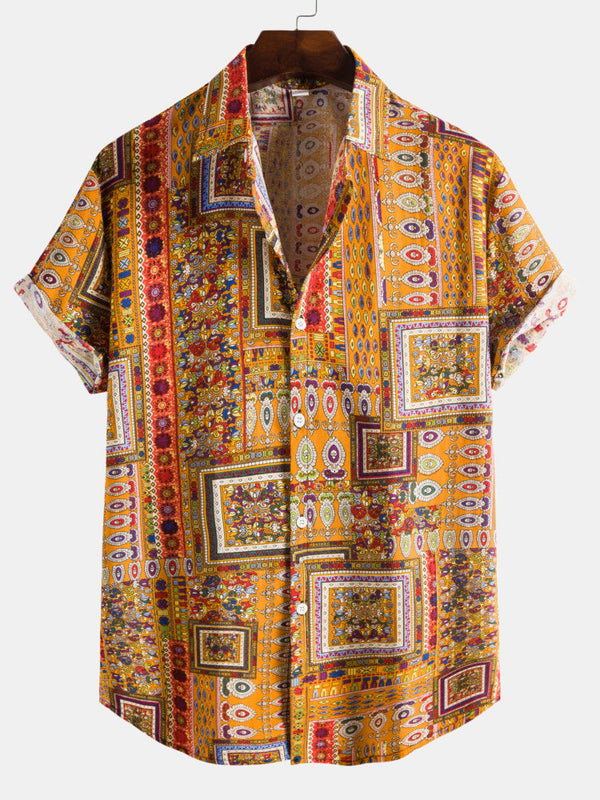 Ethnic Print Cotton Shirts