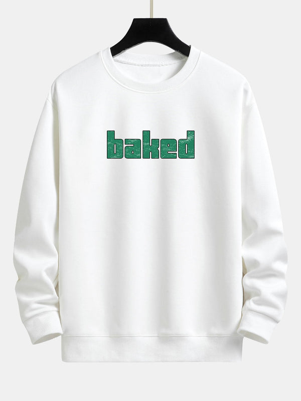 Baked Print Relax Fit Sweatshirt