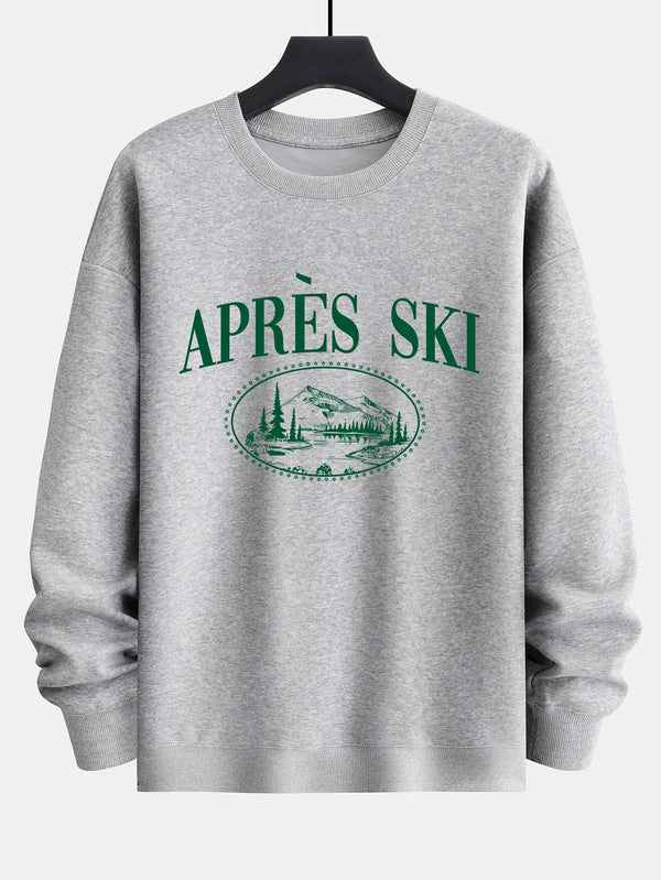 Après Ski Print Relax Fit Sweatshirt