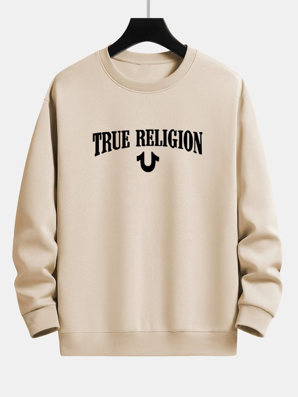 True Religion Print Relax Fit Sweatshirt