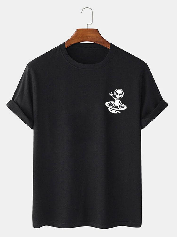 Alien Print T-Shirt