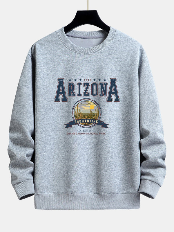 Arizona Illustration Print Relax Fit Sweatshirt